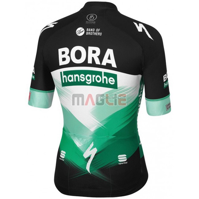 Maglia Bora-Hansgrone Manica Corta 2020 Nero Verde - Clicca l'immagine per chiudere